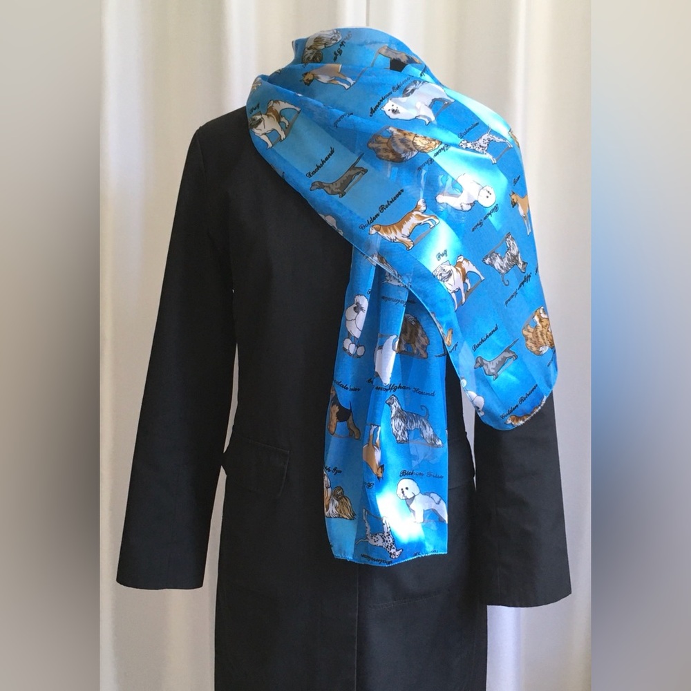 For The Dog Lover 13” X 60” Rectangular Scarf